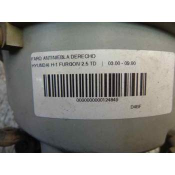 Recambio de faro antiniebla derecho para hyundai h 1 referencia OEM IAM   
