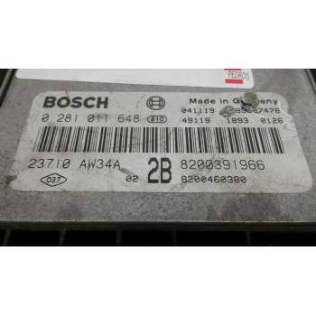 Recambio de centralita motor uce para renault megane ii berlina 3p referencia OEM IAM 0281011648 8200391966 8200460380