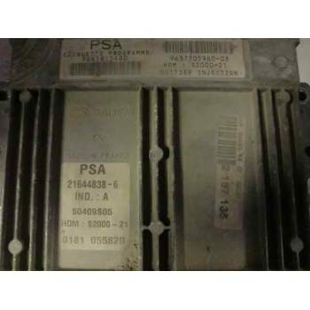 Recambio de centralita motor uce para citroën saxo 1.4 referencia OEM IAM 9641815480 963770598003 216448386