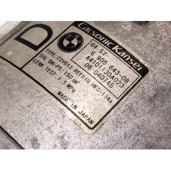 Recambio de compresor aire acondicionado para bmw x3 (e83) 2.0 d referencia OEM IAM 6905643  
