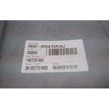 Recambio de elevalunas delantero izquierdo para volkswagen caddy ka/kb (2c) 1.6 tdi referencia OEM IAM 1T0837755M  