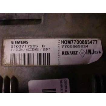 Recambio de centralita motor uce para renault laguna (b56) 2.0 referencia OEM IAM S103717205B HOM7700863477 7700865824
