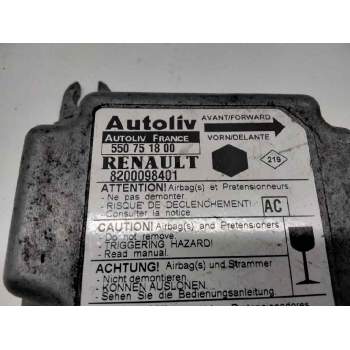 Recambio de centralita airbag para renault kangoo (f/kc0) referencia OEM IAM 550751800 8200098401 