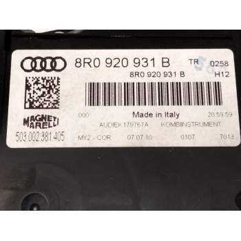 Recambio de cuadro instrumentos para audi q5 (8rb) 2.0 tdi quattro referencia OEM IAM 8R0920932  