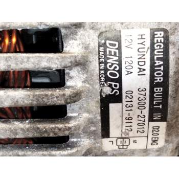 Recambio de alternador para hyundai tucson (jm) 2.0 crdi referencia OEM IAM 3730027012  
