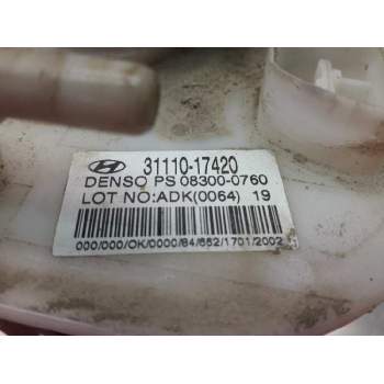 Recambio de aforador para hyundai matrix (fc) 1.5 crdi 16v gls referencia OEM IAM 3111017420 083000760 
