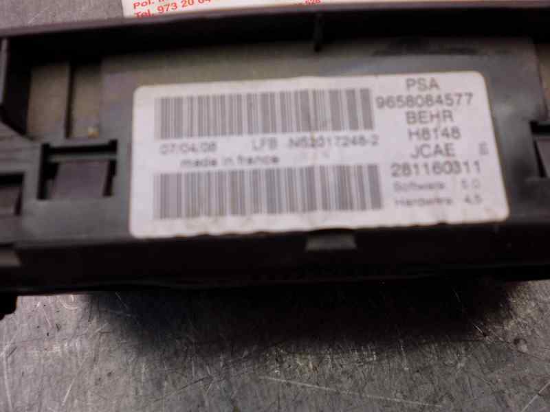 Recambio de mando climatizador para citroën c4 berlina 1.6 16v hdi referencia OEM IAM 9658084577  