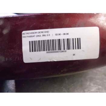 Recambio de retrovisor derecho para volkswagen passat berlina (312) 2.0 referencia OEM IAM   