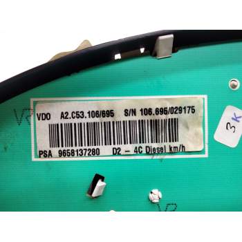 Recambio de cuadro instrumentos para peugeot 407 (6d_) 1.6 hdi 110 (6d9hzc, 6d9hyc) referencia OEM IAM 9658137280  