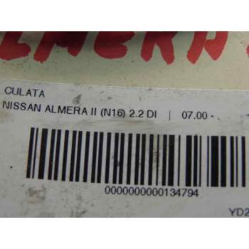 Recambio de culata para nissan almera (n16/e) 2.2 16v turbodiesel cat referencia OEM IAM   