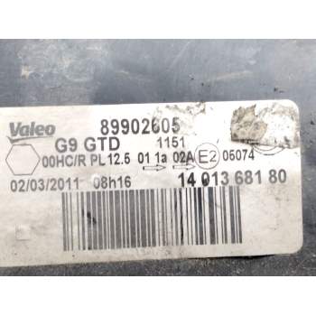 Recambio de faro izquierdo para fiat scudo furgoneta (270_, 272_) 1.6 d multijet referencia OEM IAM 89902605  