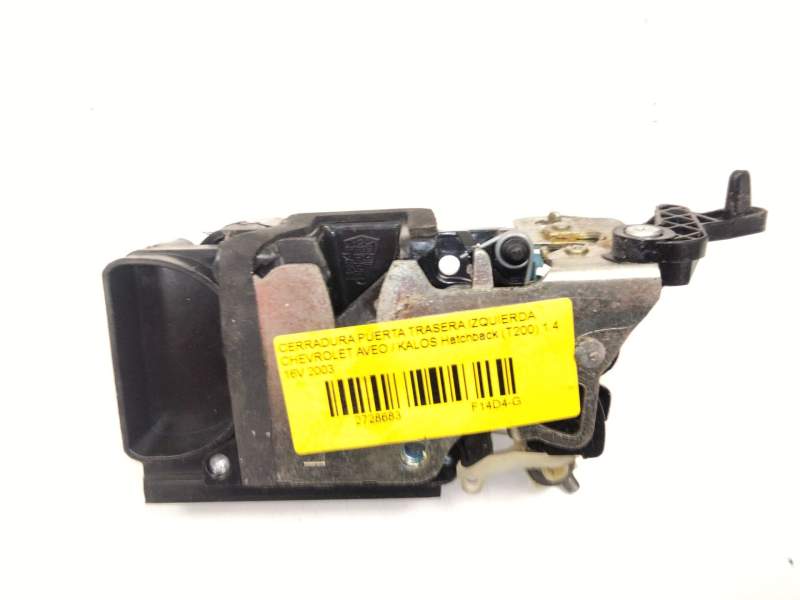 Recambio de cerradura puerta trasera izquierda para chevrolet aveo / kalos hatchback (t200) 1.4 16v referencia OEM IAM 96260995 