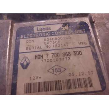 Recambio de centralita motor uce para renault kangoo (f/kc0) referencia OEM IAM R04080010D 7700868300 7700107773