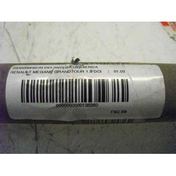 Recambio de transmision delantera izquierda para renault megane ii familiar 1.9 dci diesel referencia OEM IAM 8200626043  