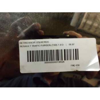 Recambio de retrovisor izquierdo para renault trafic (desde 5.89) 1.9 diesel referencia OEM IAM   