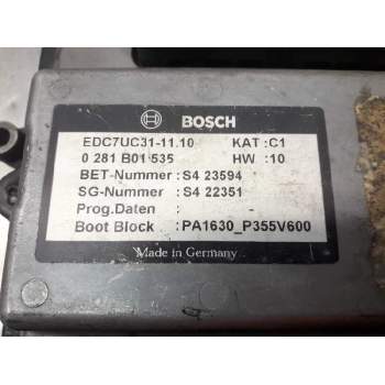 Recambio de centralita motor uce para iveco cursor at260s35y ps referencia OEM IAM EDC7UC311110 P355V600 0281B01535
