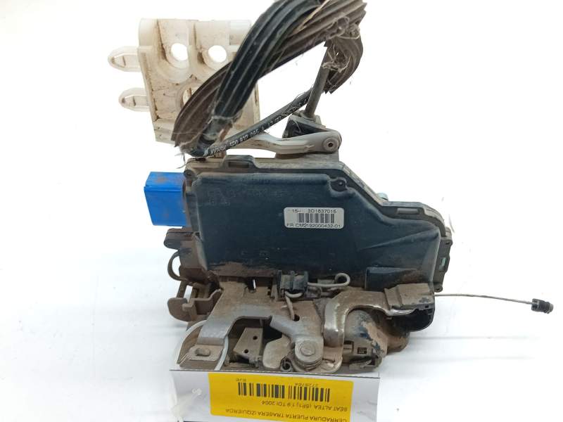 Recambio de cerradura puerta trasera izquierda para seat altea (5p1) 1.9 tdi referencia OEM IAM 3D1837015  