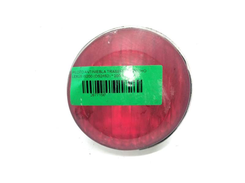 Recambio de piloto antiniebla trasero derecho para lexus is200 (ds2/is2) referencia OEM IAM 8158053021  