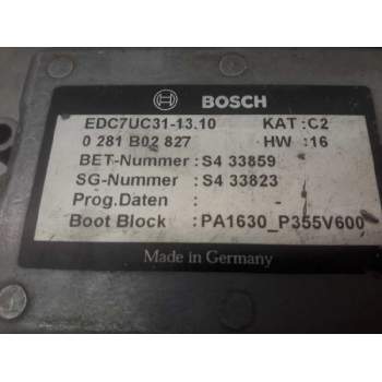 Recambio de centralita motor uce para iveco stralis (ad/at) referencia OEM IAM EDC7UC311310 0281B02827 PA1630P355V600