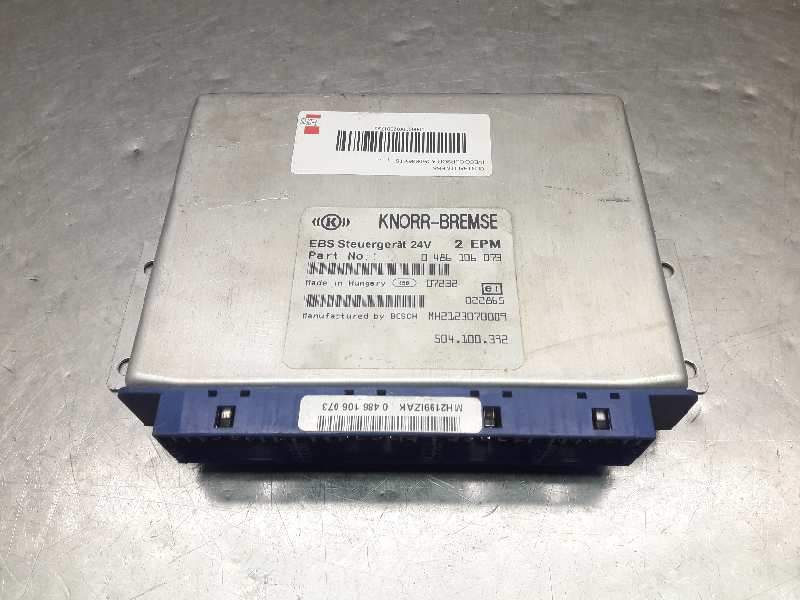 Recambio de centralita ebs para iveco cursor at260s35y ps referencia OEM IAM 504100392 MH2123070009 0486106073