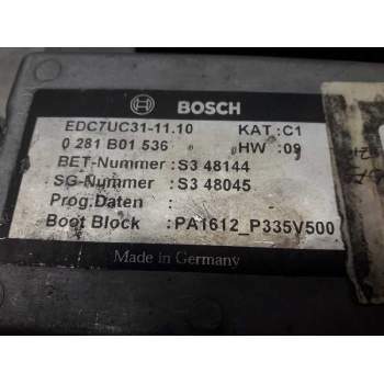 Recambio de centralita motor uce para iveco stralis 430 referencia OEM IAM EDC7UC311110 0281B01536 PA1612P335V500