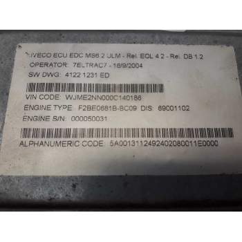 Recambio de centralita motor uce para iveco stralis 430 referencia OEM IAM 0281001527 F2BE0681ABC09 504078154
