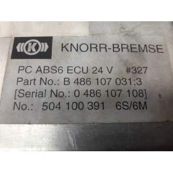 Recambio de centralita abs para iveco cursor at260s35y ps referencia OEM IAM 5041003916S6M B4861070313 0486107108