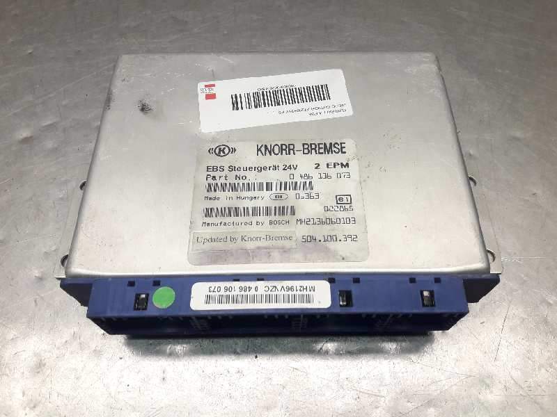 Recambio de centralita ebs para iveco cursor at260s35y ps referencia OEM IAM 504100392 MH2136060103 0486106073