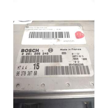 Recambio de centralita motor uce para citroën saxo 1.1 referencia OEM IAM 0261206246 9637838780 26FM1013