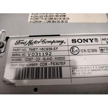 Recambio de sistema audio / radio cd para ford focus lim. (cb4) referencia OEM IAM 7M5T18C939  