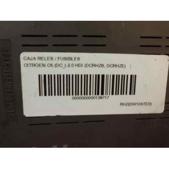 Recambio de caja fusibles para citroën c5 berlina 2.0 hdi referencia OEM IAM 96432419  