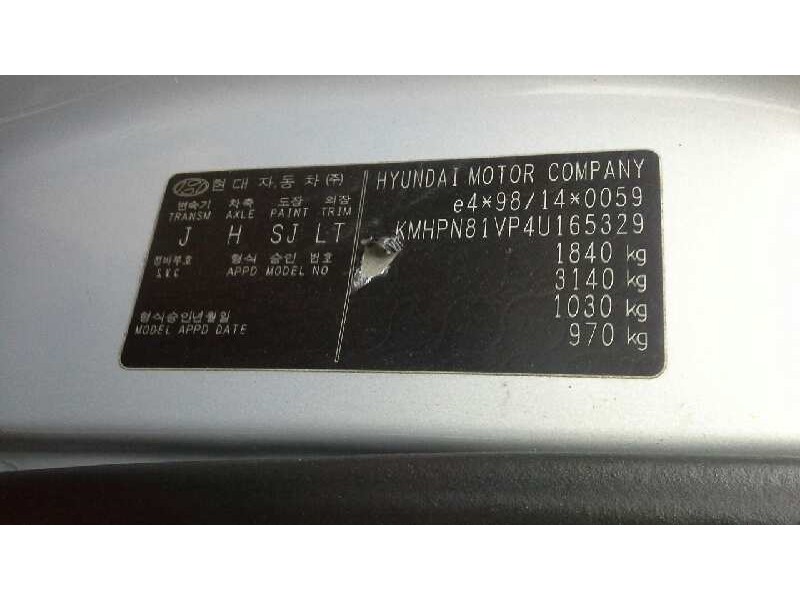 hyundai matrix (fc) del año 2004