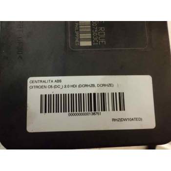 Recambio de centralita abs para citroën c5 berlina 2.0 hdi referencia OEM IAM 9656419780  