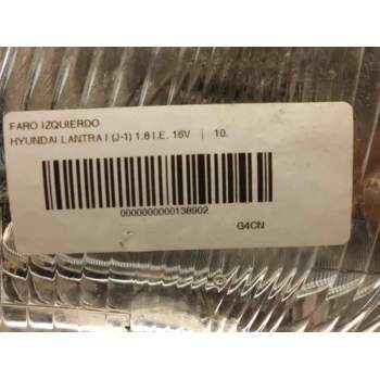 Recambio de faro izquierdo para hyundai lantra (j1) 1.8 16v cat referencia OEM IAM   