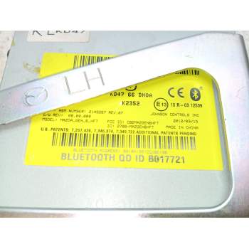 Recambio de modulo bluetoofh para mazda cx-5 (kf) 2.2 d referencia OEM IAM KD4766DH0A  