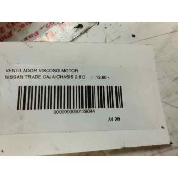 Recambio de ventilador viscoso motor para nissan trade 100 3.0 turbodiesel referencia OEM IAM   