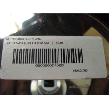 Recambio de retrovisor derecho para fiat bravo (182) 1.4 12v s referencia OEM IAM 0735247418  