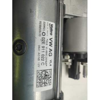 Recambio de motor arranque para volkswagen t-roc referencia OEM IAM 02E911022C  