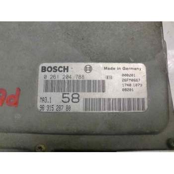 Recambio de centralita motor uce para peugeot 106 (s2) 1.1 referencia OEM IAM 0261204788 9631528780 