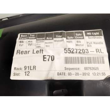 Recambio de guarnecido puerta trasera izquierda para bmw x5 (e70) xdrive 30 d referencia OEM IAM 5527203RL  