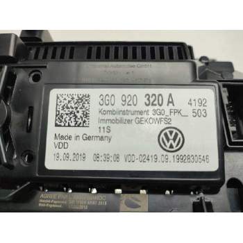 Recambio de cuadro instrumentos para volkswagen passat lim. (3g2) referencia OEM IAM 3G0920320A A3C01005500 