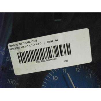 Recambio de cuadro instrumentos para peugeot 106 (s1) 1.4 diesel cat referencia OEM IAM   