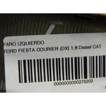 Recambio de faro izquierdo para ford fiesta courier (dx) furg. referencia OEM IAM 1127897  