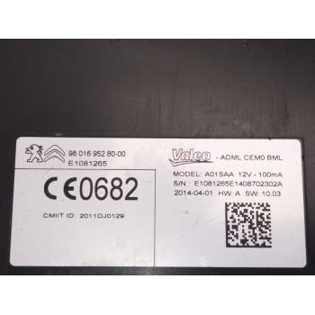Recambio de modulo electronico para citroën c4 picasso ii 2.0 bluehdi 150 referencia OEM IAM 9601695280  