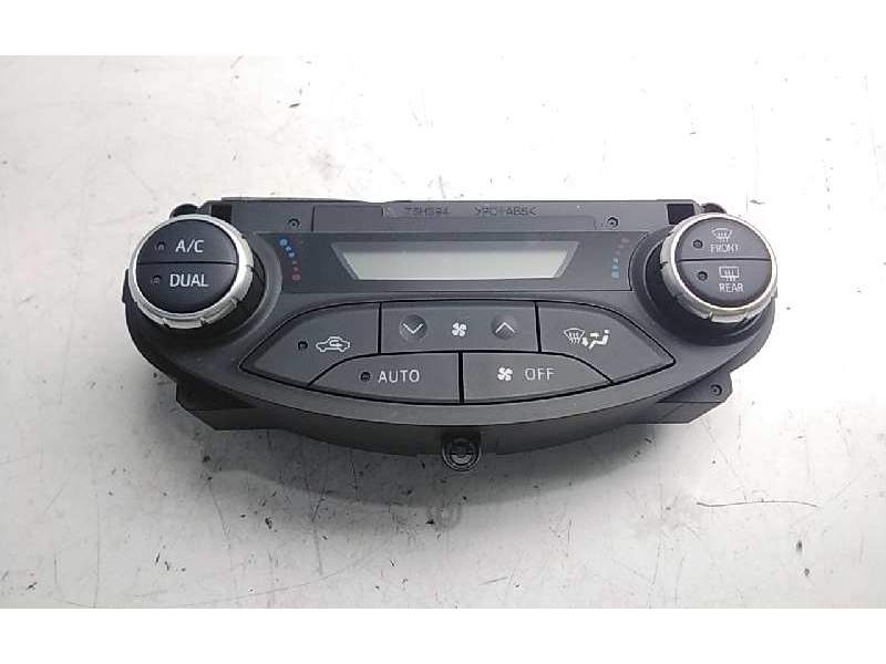 Recambio de mando calefaccion aire acondicionado para toyota yaris hybrid feel referencia OEM IAM 75H394  