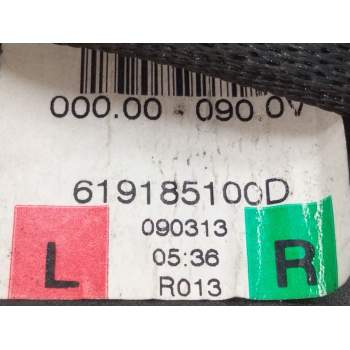 Recambio de cinturon seguridad trasero derecho para bmw serie 1 lim. (f21) 116d referencia OEM IAM 619185100D  
