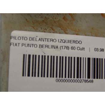 Recambio de piloto delantero izquierdo para fiat punto berlina (176) 60 cult referencia OEM IAM 0007732480  