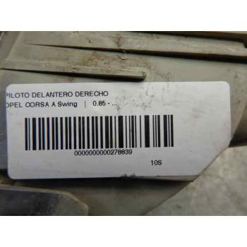 Recambio de piloto delantero derecho para opel corsa a swing referencia OEM IAM 90398232  