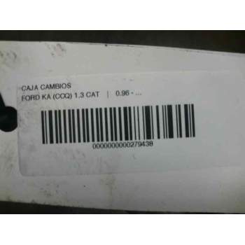 Recambio de caja cambios para ford ka (ccq) 1.3 cat referencia OEM IAM 97WT7002EJ  