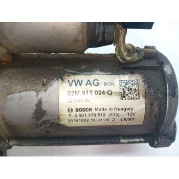 Recambio de motor arranque para audi a1 (8xk) 1.0 tfsi referencia OEM IAM 02m911024q  